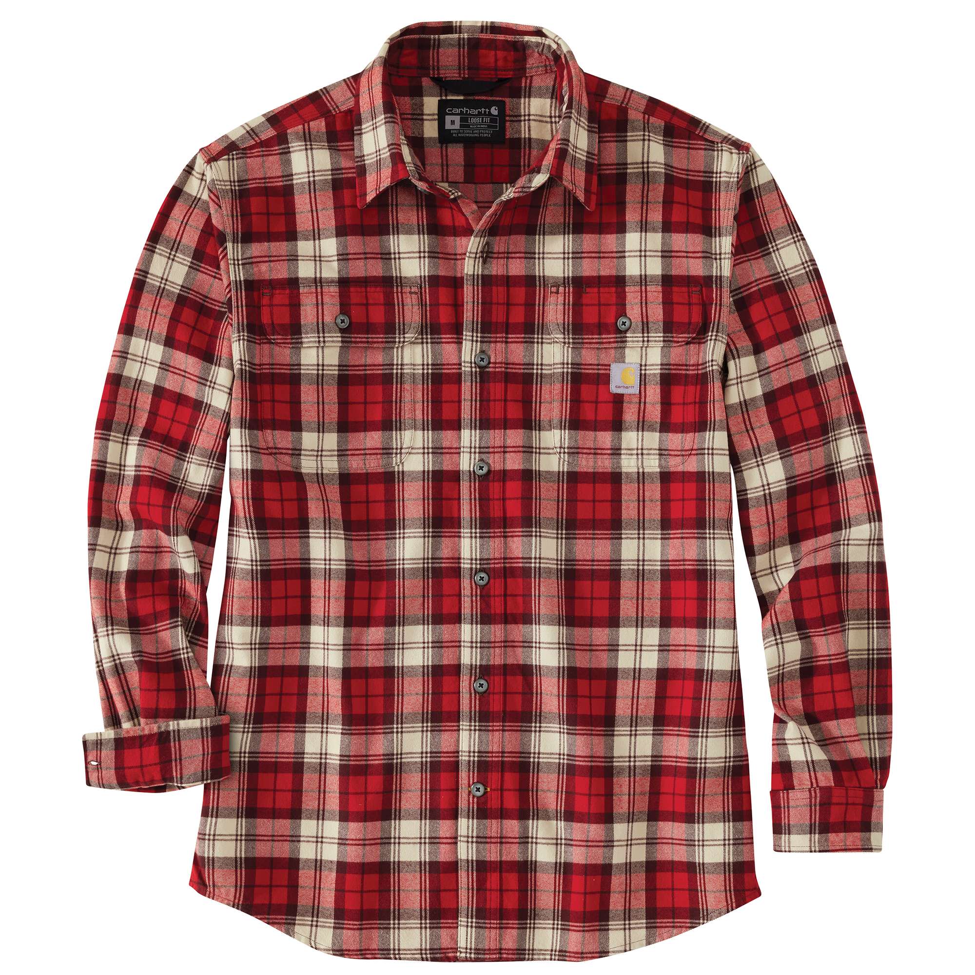 10196-loose-fit-heavyweight-flannel-long-sleeve-plaid-shirt-1.jpg Loose Fit Heavyweight Flannel Long-Sleeve Plaid Shirt