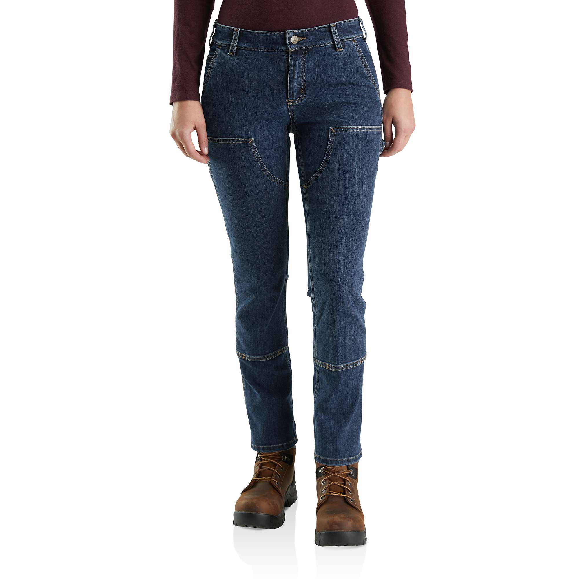 Straight Fit Double-Front Jean