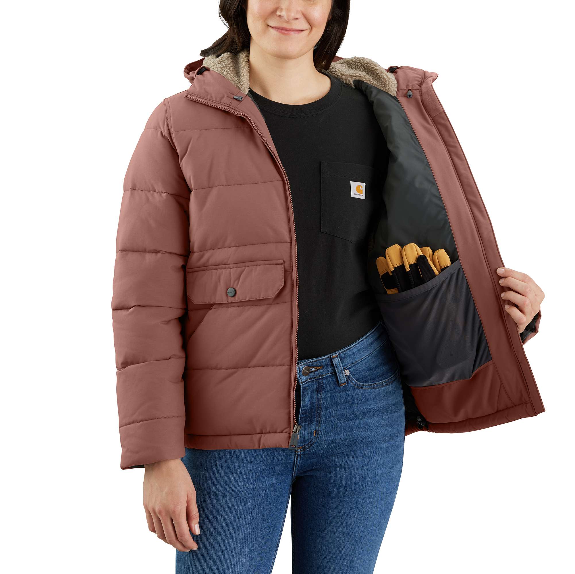 Women's Montana Puffer Jacket - Sherpa Lined - 4 Extreme Warmth Rating