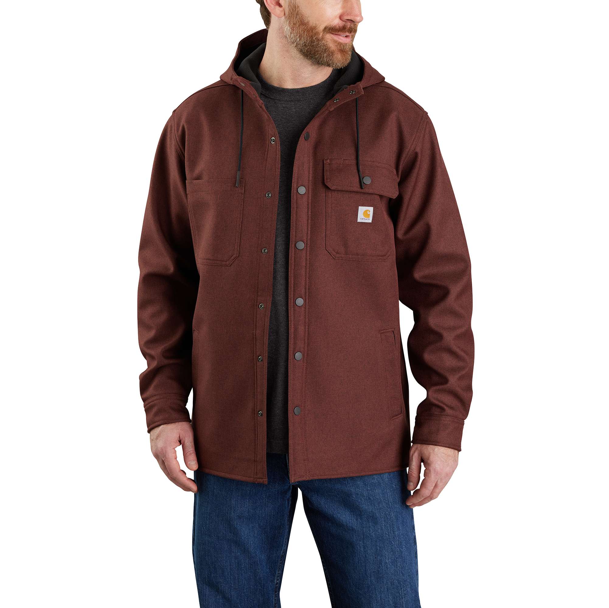11061-rain-defender-relaxed-fit-heavyweight-hooded-shirt-jac-1.jpg Rain Defender® Relaxed Fit Heavyweight Hooded Shirt Jac