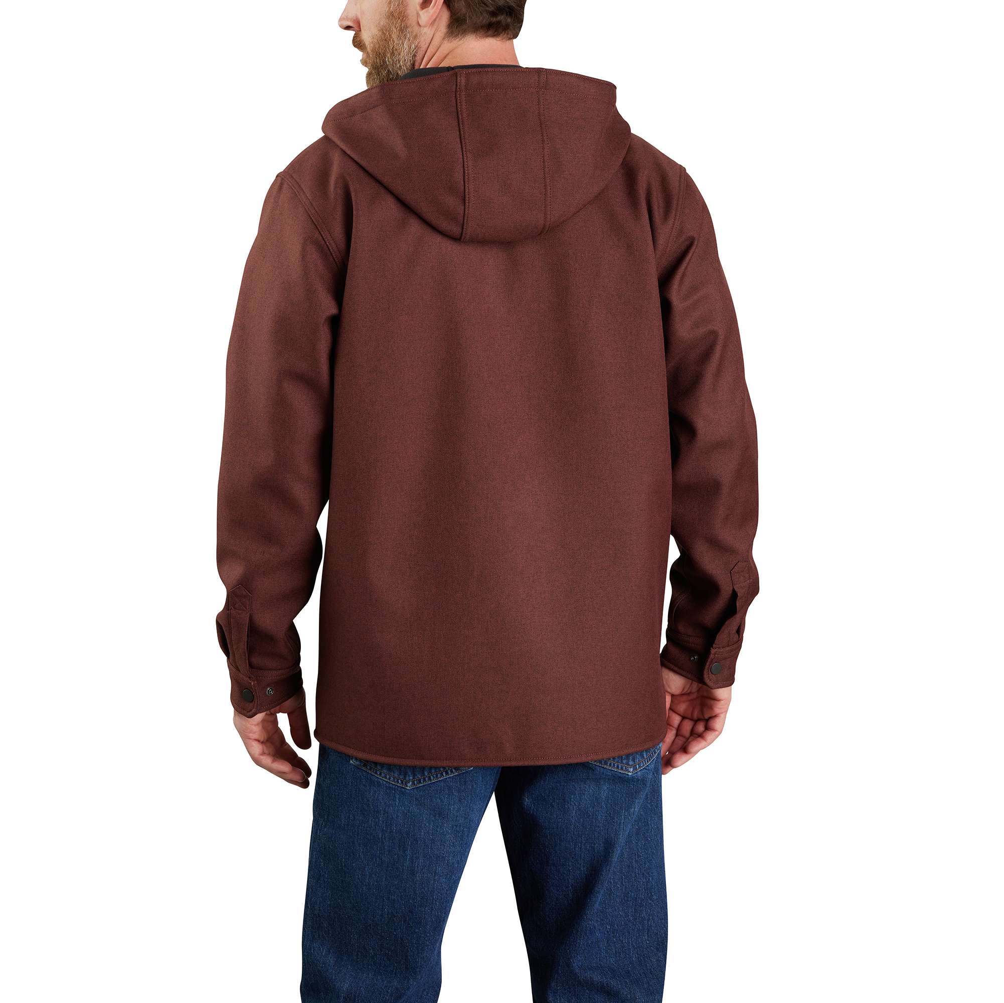 11061-rain-defender-relaxed-fit-heavyweight-hooded-shirt-jac-2.jpg Rain Defender® Relaxed Fit Heavyweight Hooded Shirt Jac