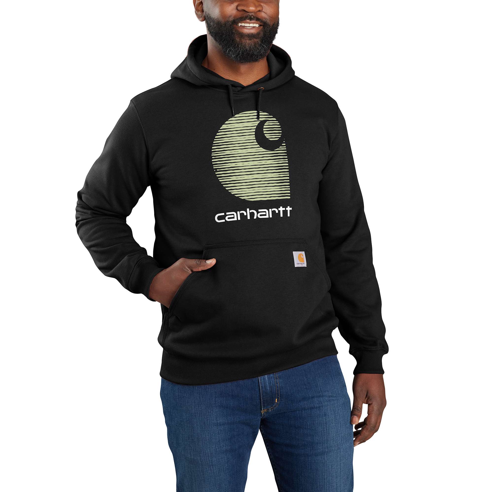 Rain Defender® Loose Fit Midweight \"C\" Logo Graphic Sweatshirt