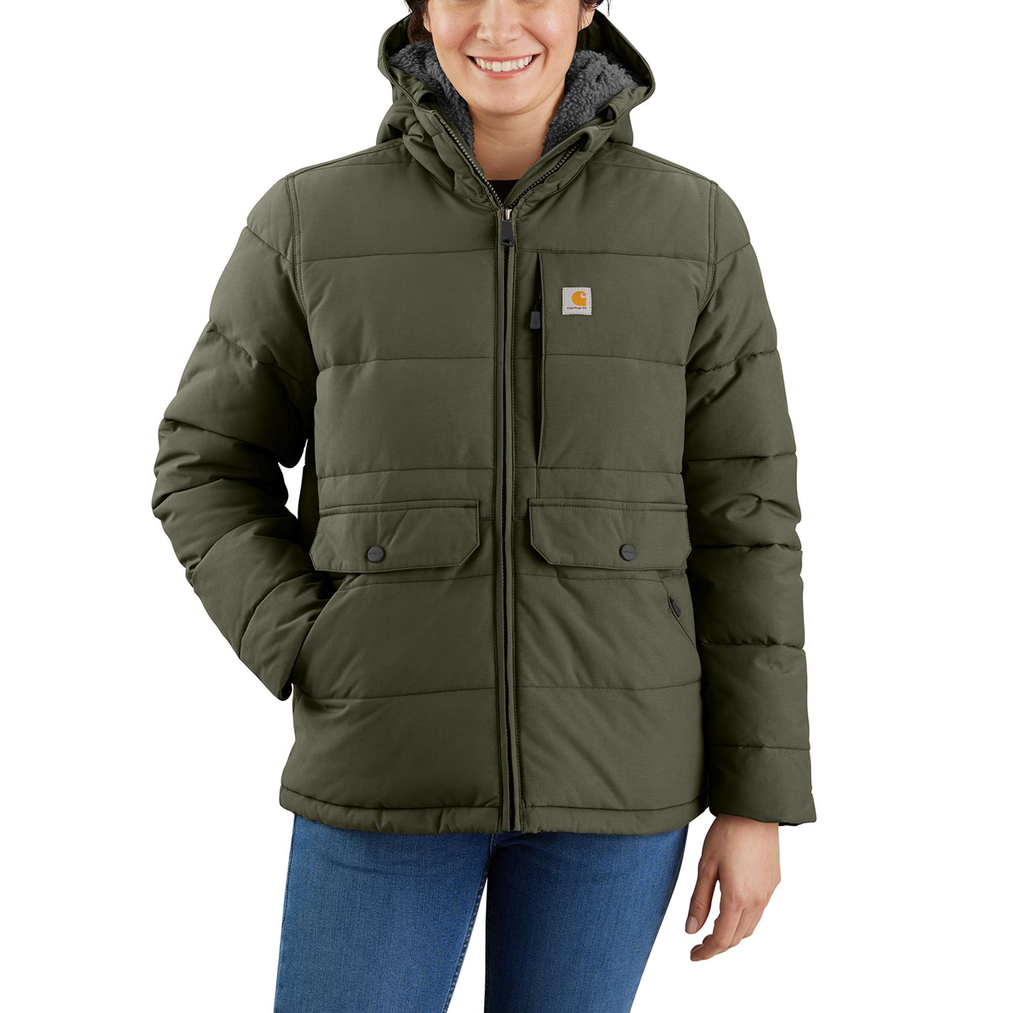 Women's Montana Puffer Jacket - Sherpa Lined - 4 Extreme Warmth Rating