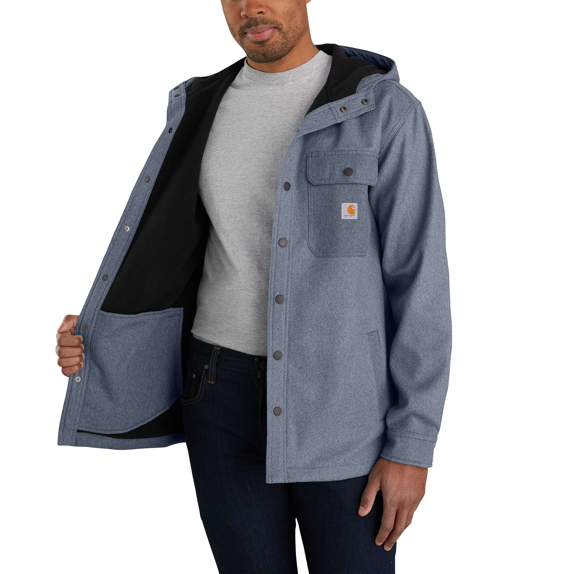 Rain Defender® Relaxed Fit Heavyweight Hooded Shirt Jac