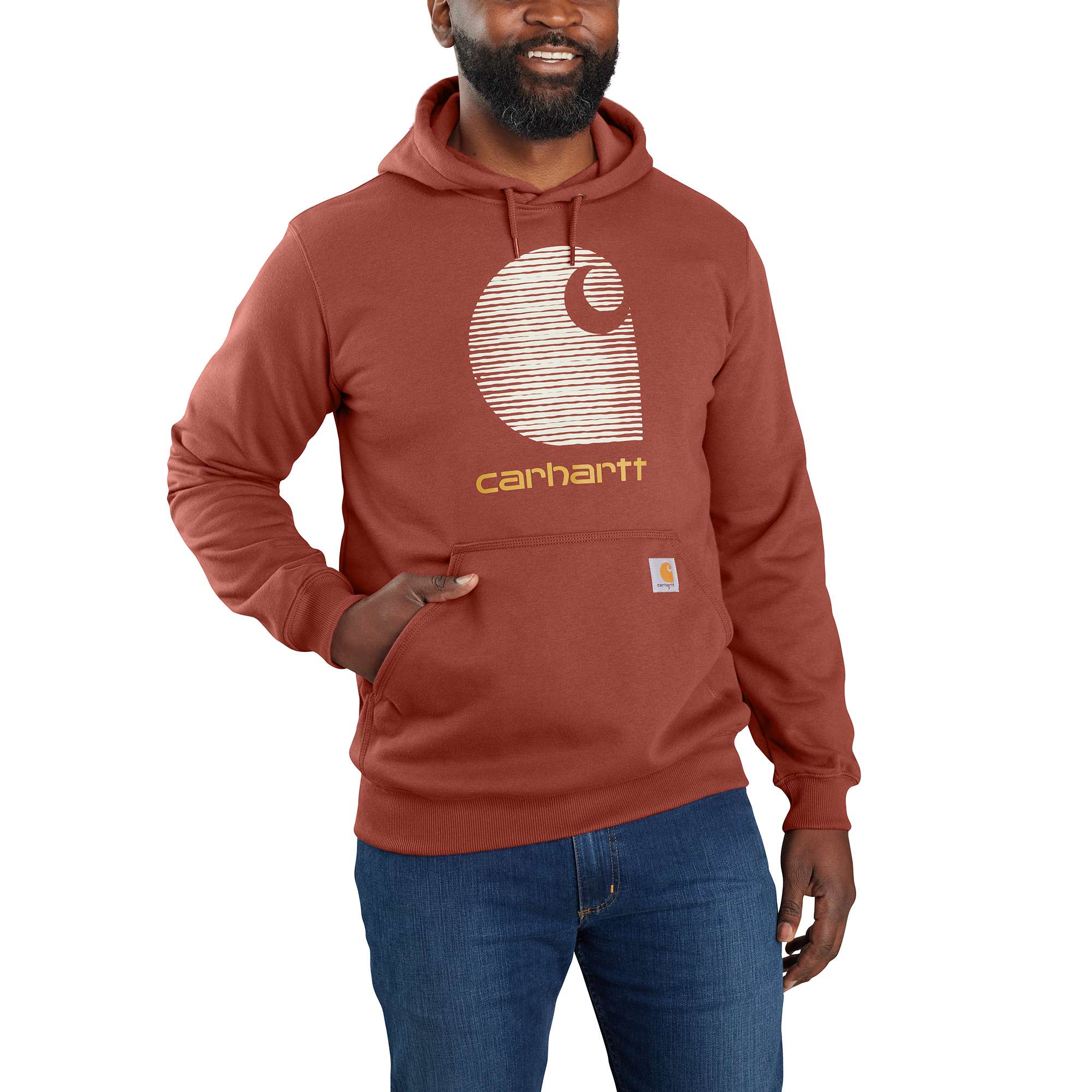 Rain Defender® Loose Fit Midweight \"C\" Logo Graphic Sweatshirt