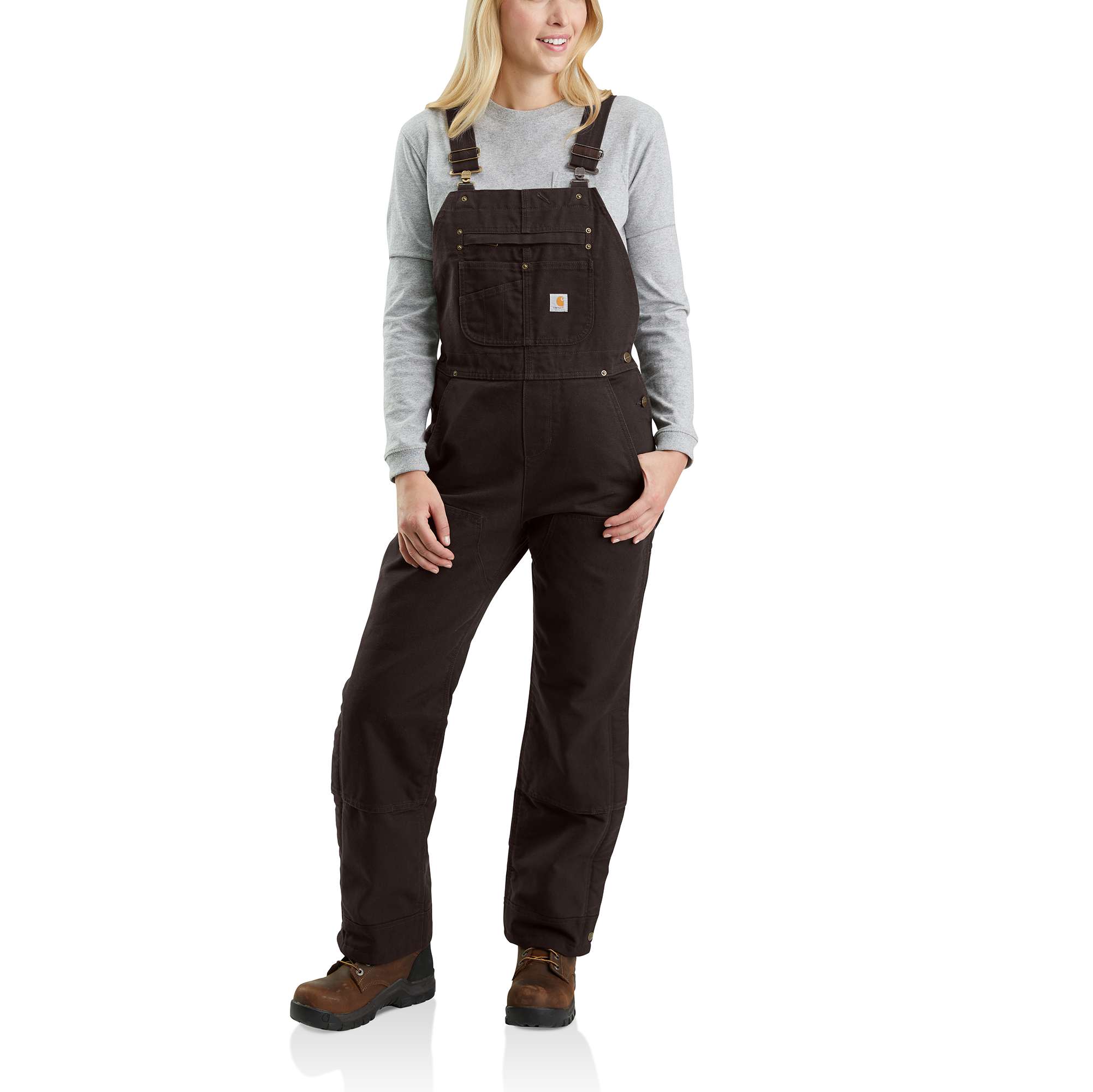 Washed Duck Insulated Bib Overall