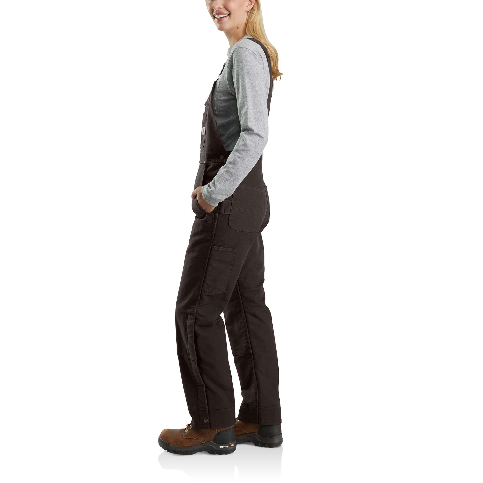 1365-washed-duck-insulated-bib-overall-3.jpg Washed Duck Insulated Bib Overall