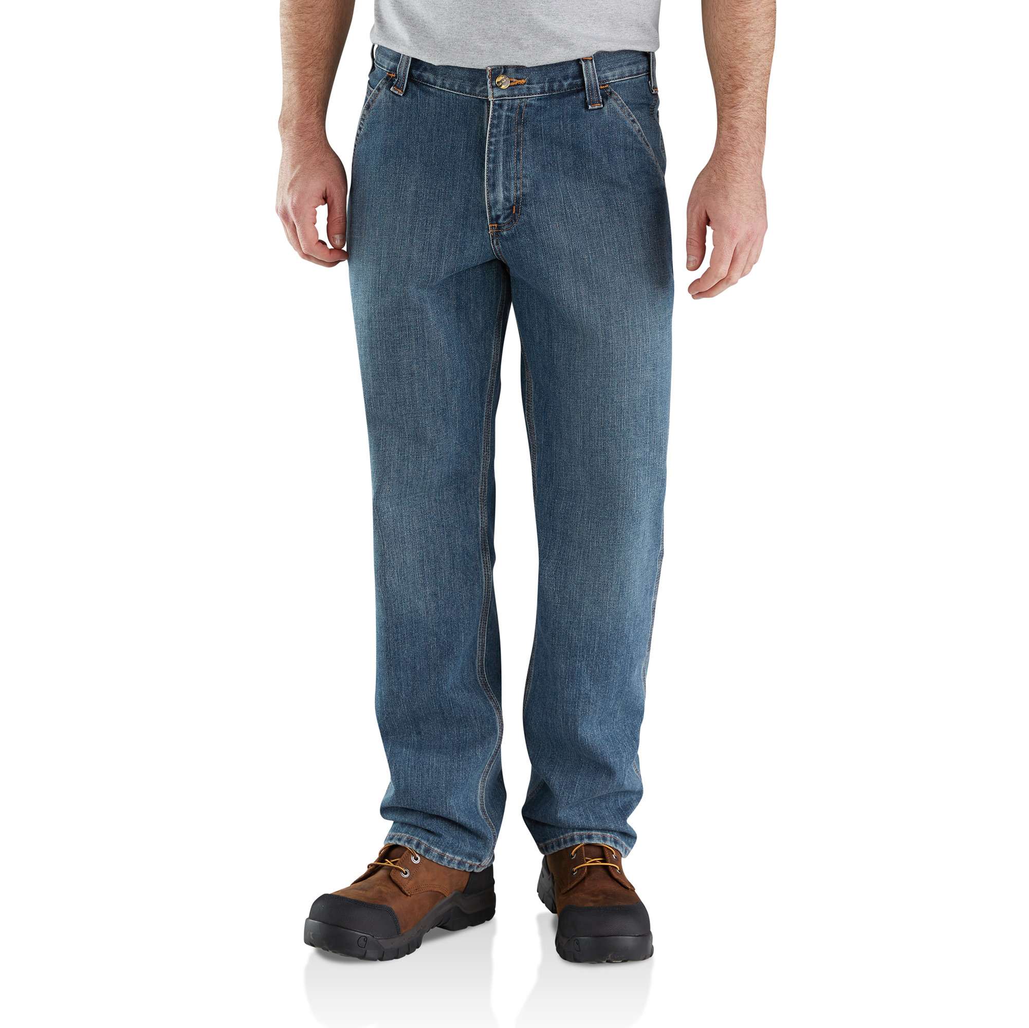 Relaxed Fit Holter Dungaree Jean