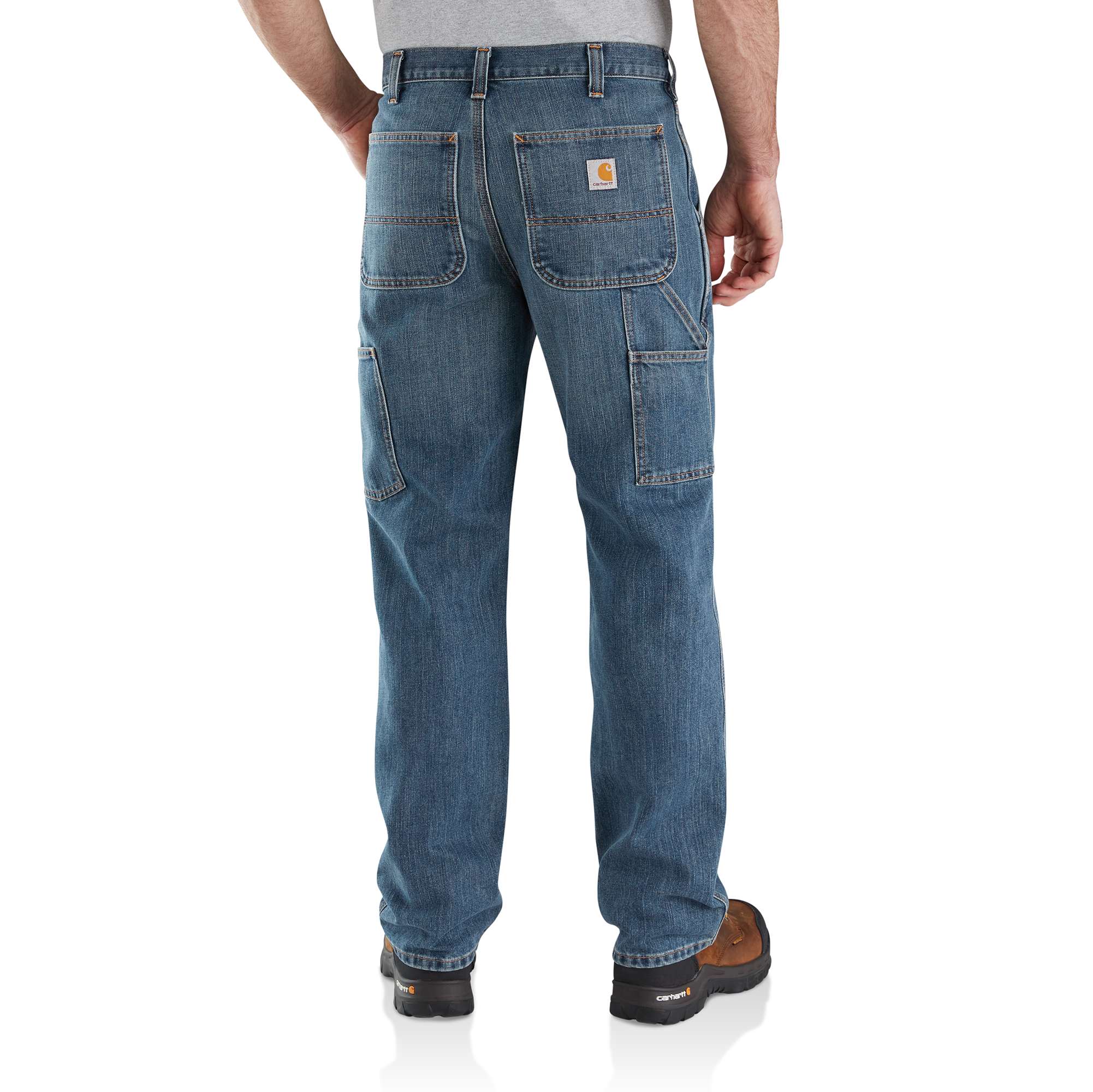Relaxed Fit Holter Dungaree Jean