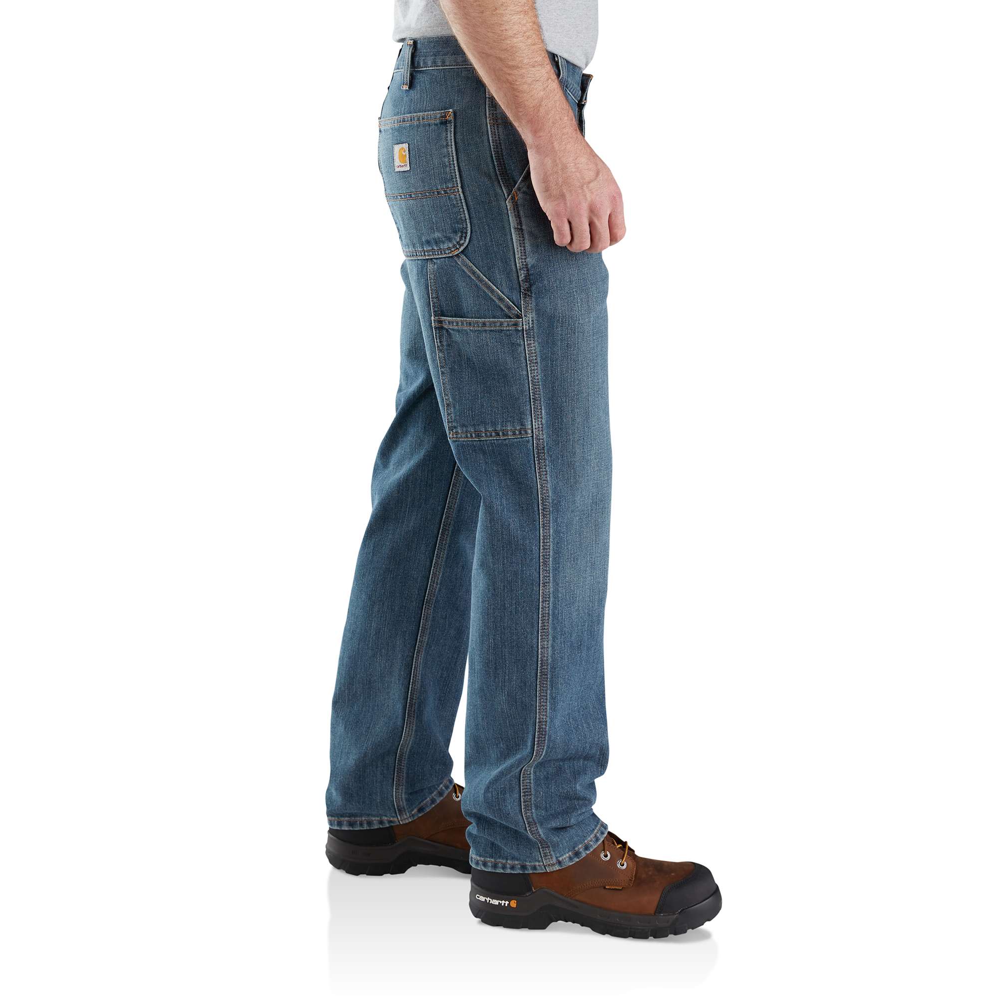 Relaxed Fit Holter Dungaree Jean