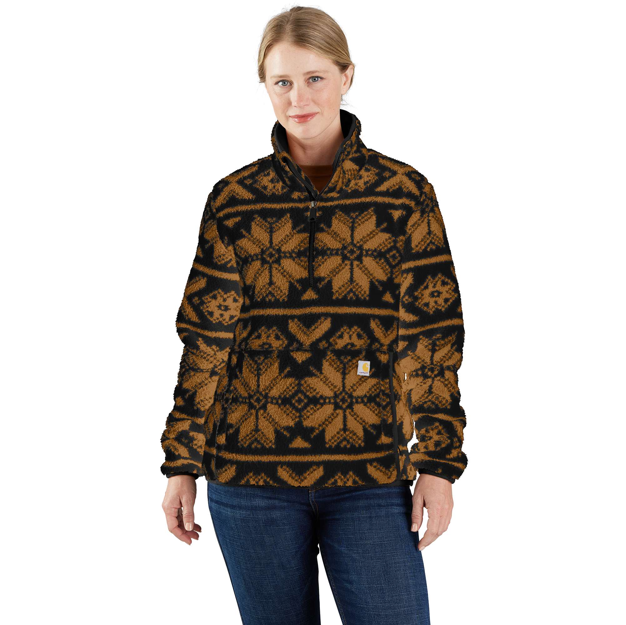 15329-women-s-loose-fit-fleece-pullover-3-warmest-rating-1.jpg Women's Loose Fit Fleece Pullover - 3 Warmest Rating