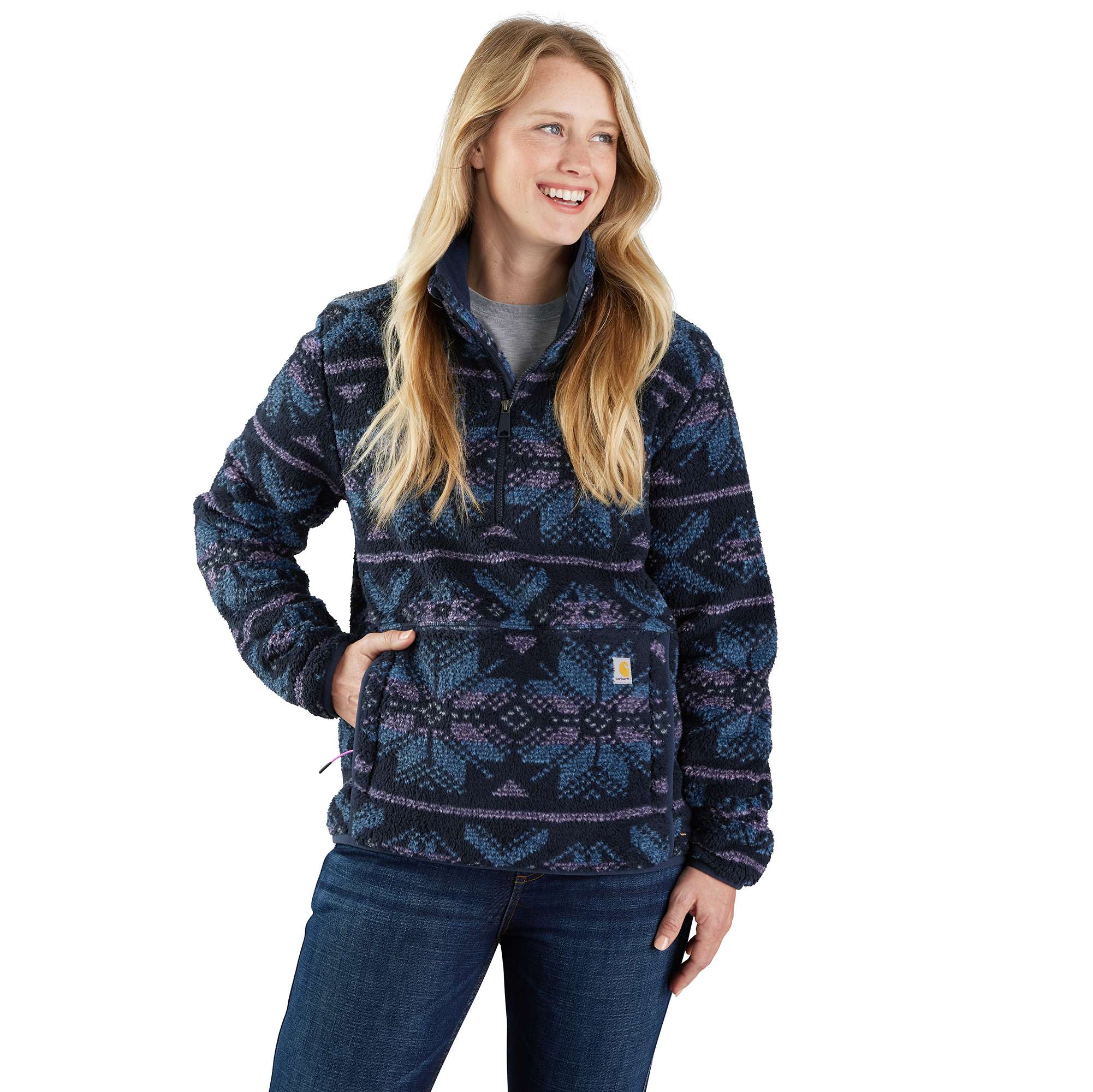 16673-women-s-loose-fit-fleece-pullover-3-warmest-rating-1.jpg Women's Loose Fit Fleece Pullover - 3 Warmest Rating