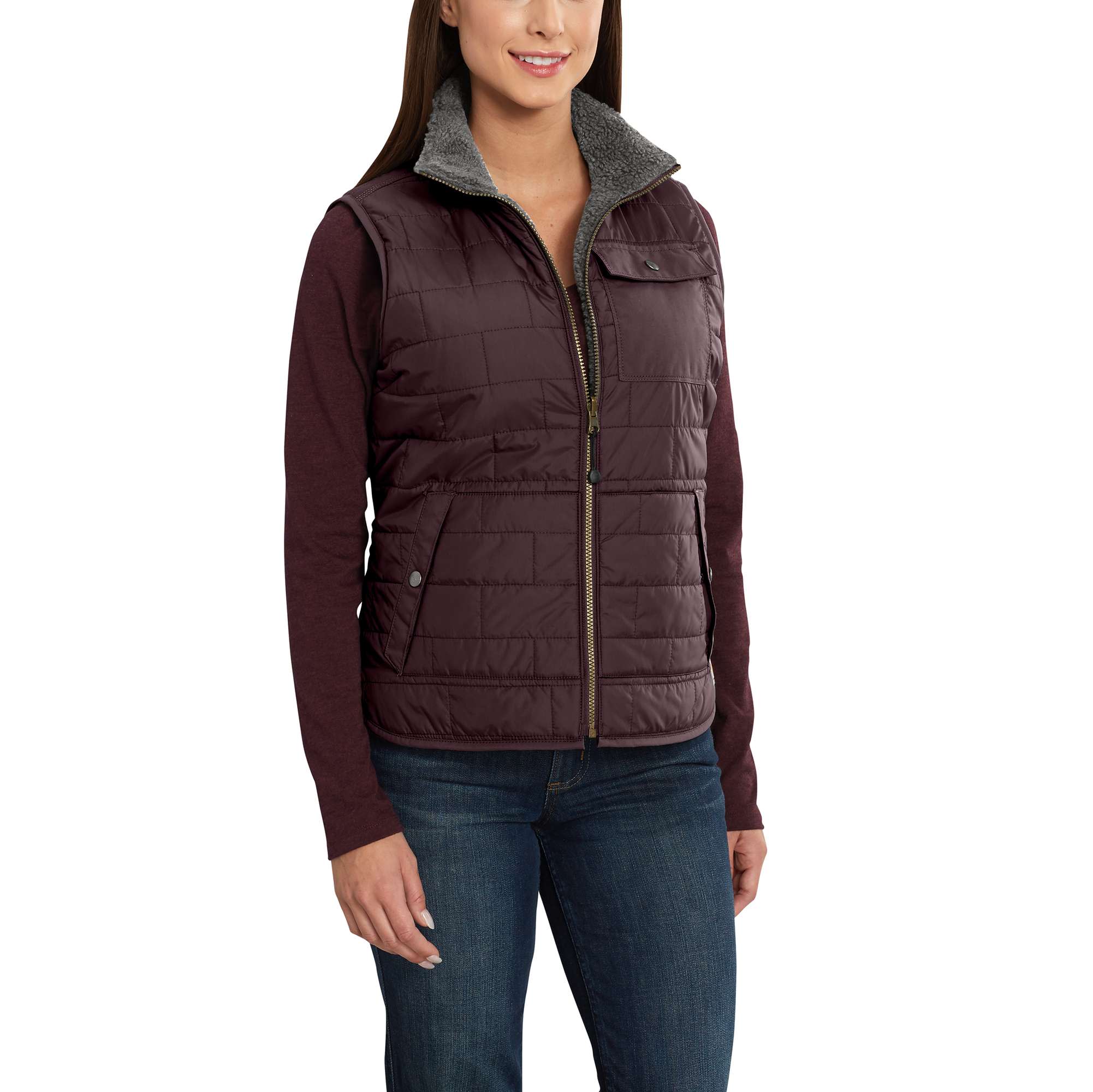 16958-amoret-reversible-sherpa-lined-vest-1.jpg Amoret Reversible Sherpa-Lined Vest