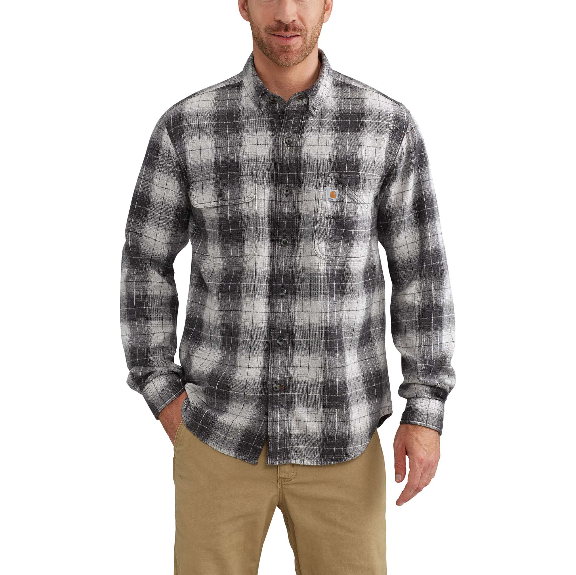 17050-beartooth-plaid-flannel-button-down-shirt-1.jpg Beartooth Plaid Flannel Button Down Shirt