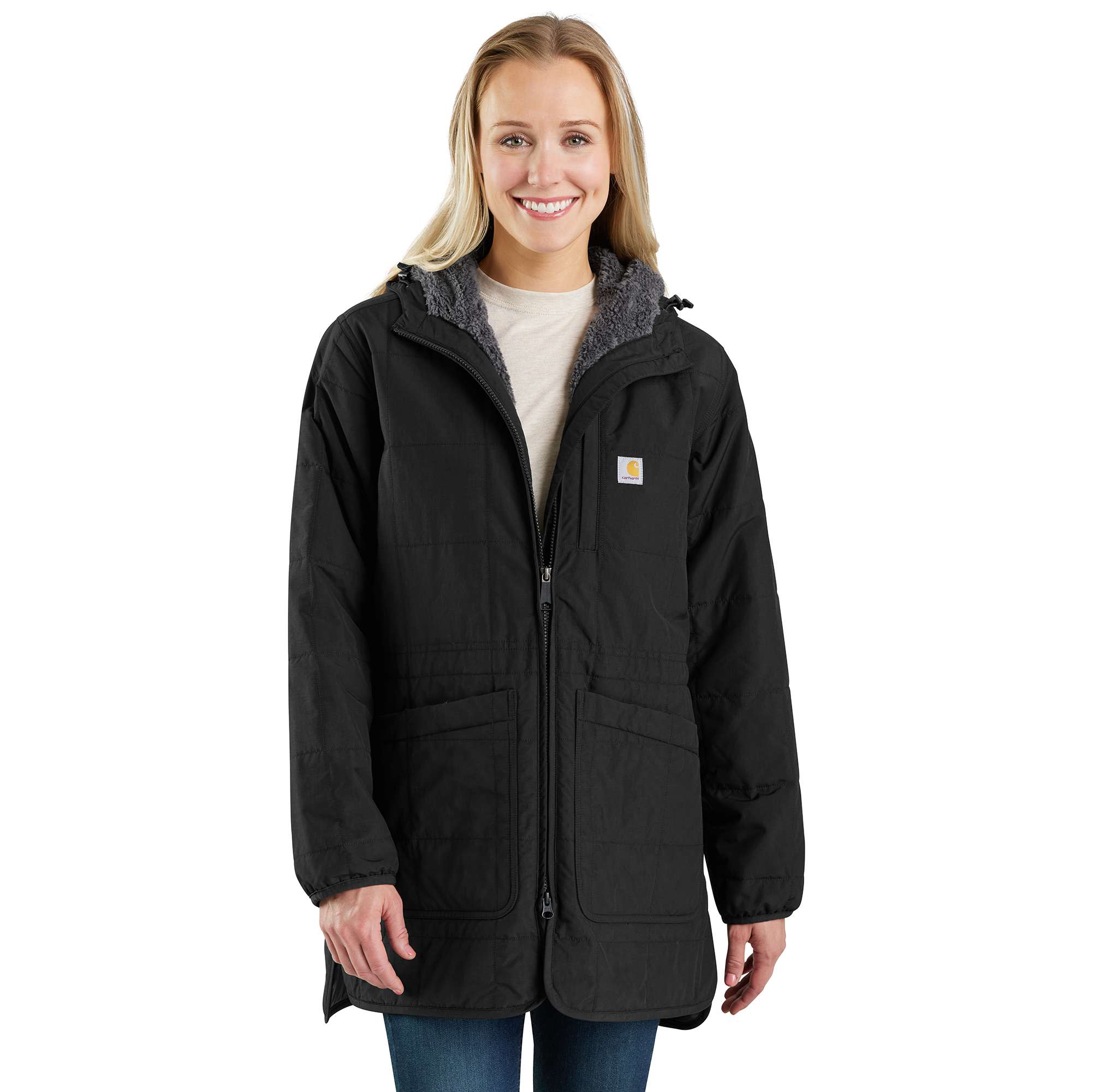 Women's Rockford Loose Fit Lightweight Insulated Hooded Coat - 4 Extreme Warmth Rating