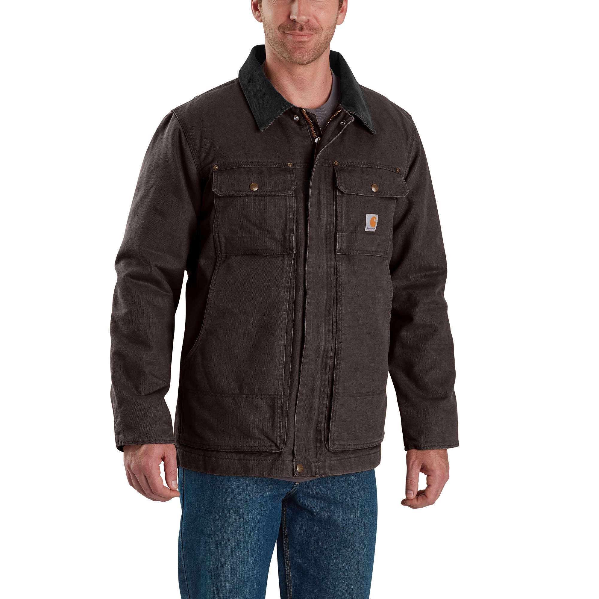 19495-full-swing-relaxed-fit-washed-duck-insulated-traditional-coat-3-warmest-rating-1.jpg Full Swing® Relaxed Fit Washed Duck Insulated Traditional Coat - 3 Warmest Rating