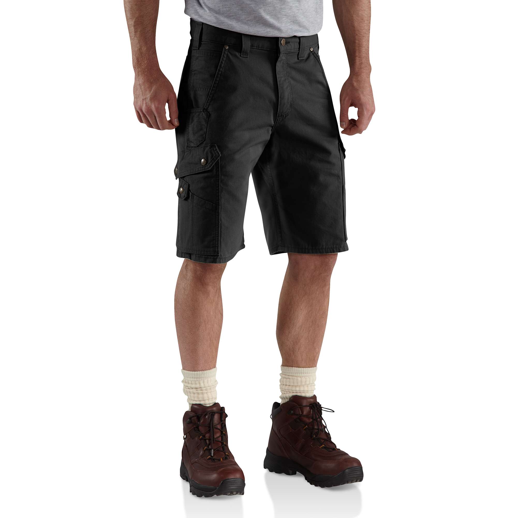 COTTON RIPSTOP CARGO WORK SHORT