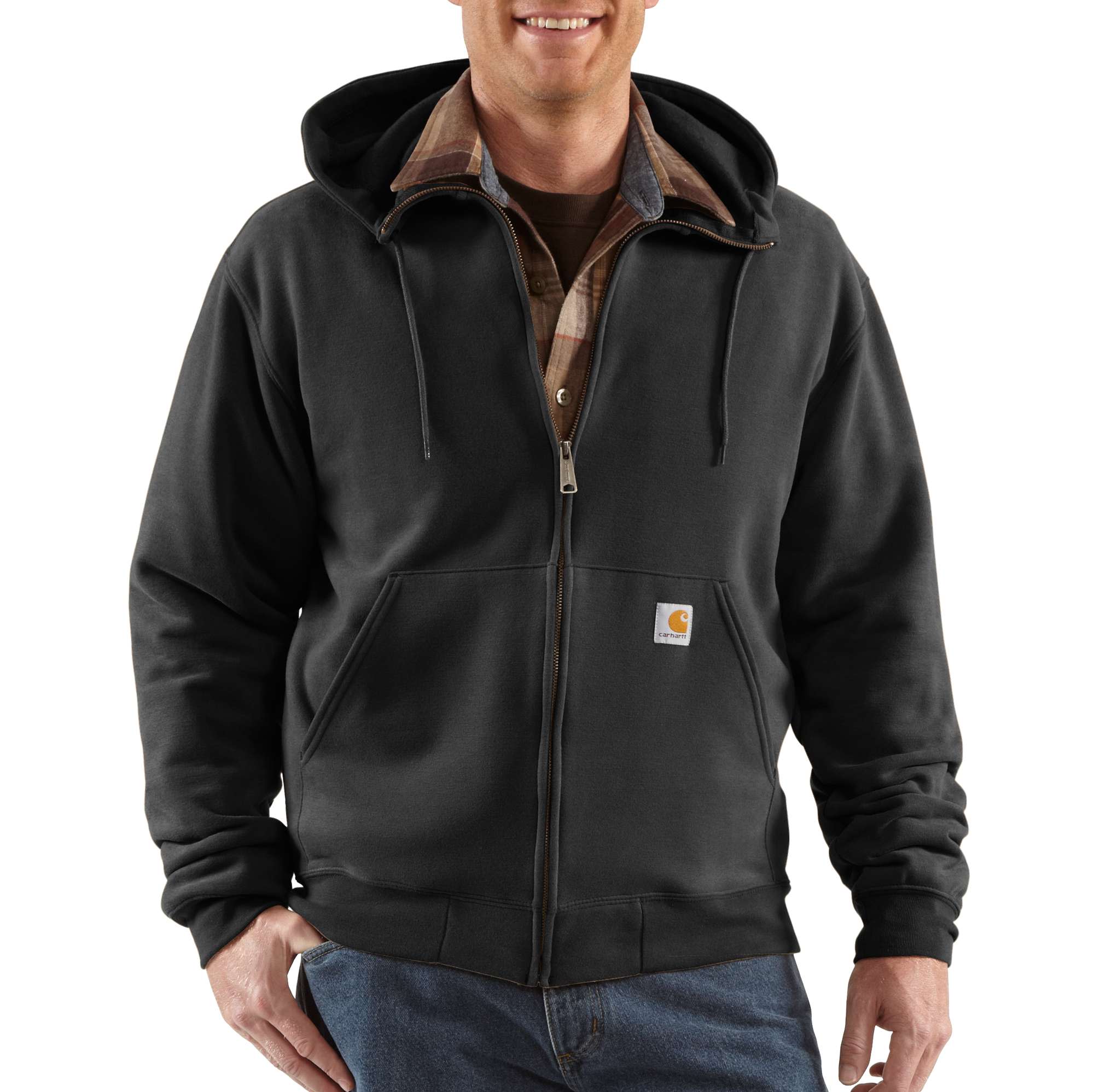 23340-brushed-fleece-hooded-zip-sweatshirt-1.jpg Brushed Fleece Hooded Zip Sweatshirt