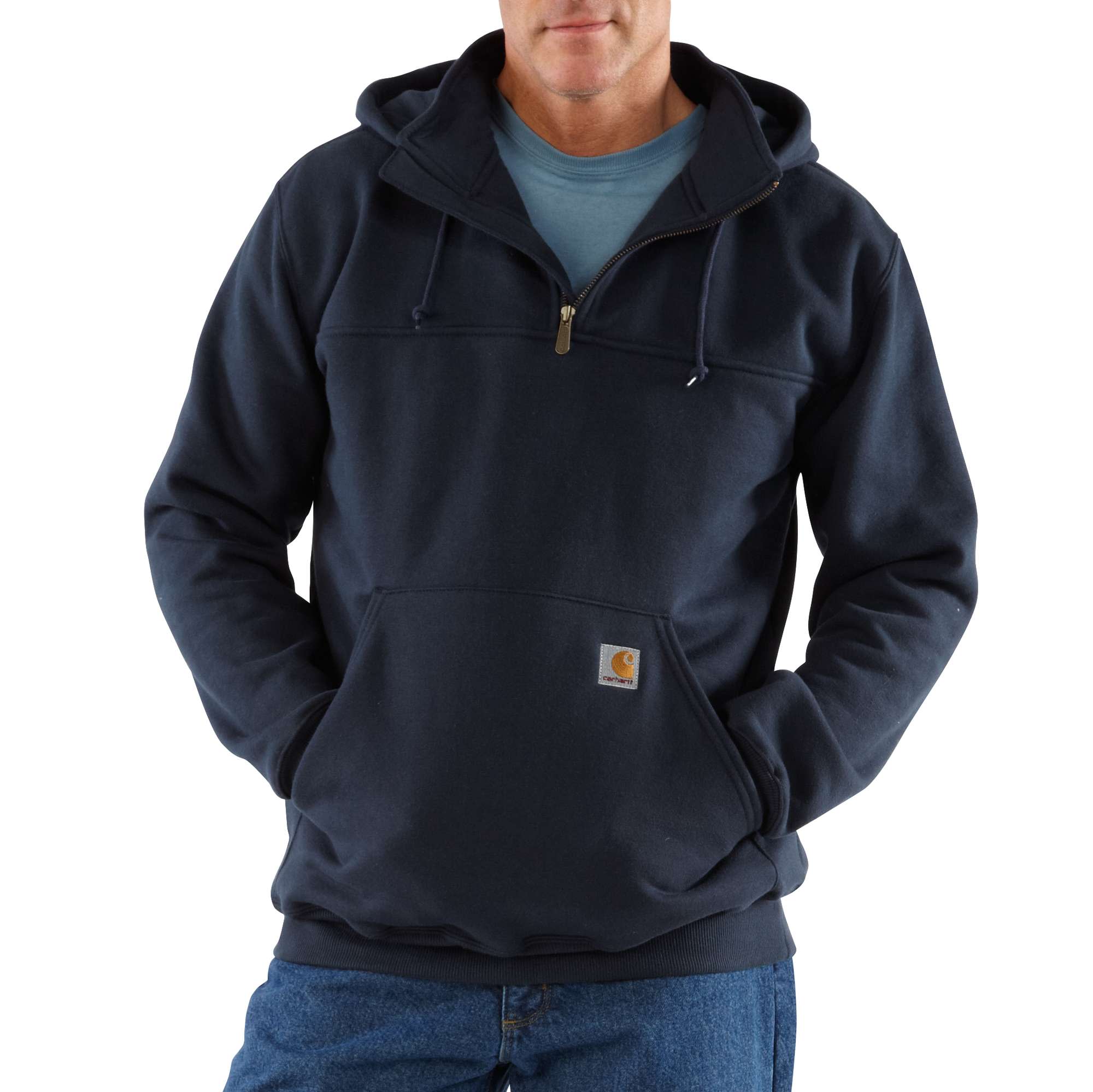 23650-heavyweight-hooded-zip-mock-sweatshirt-1.jpg Heavyweight Hooded Zip-Mock Sweatshirt
