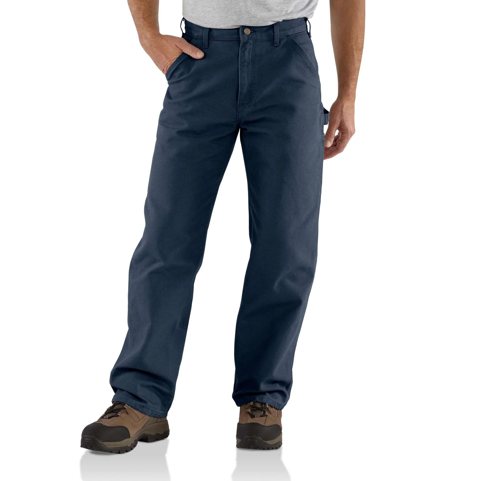 Loose Straight Washed Duck Dungaree