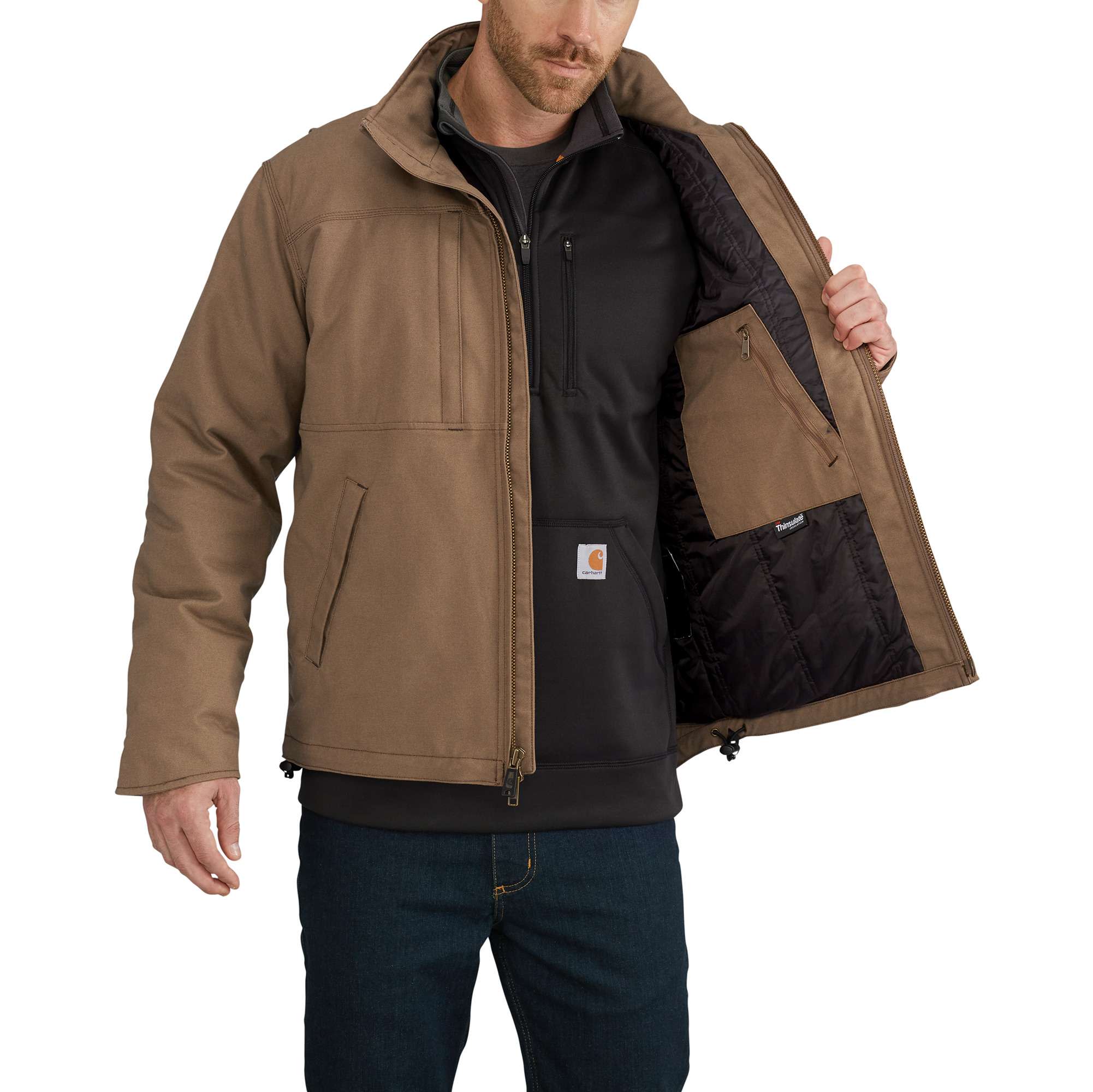 Full Swing® Loose Fit Quick Duck Insulated Jacket - 3 Warmest Rating