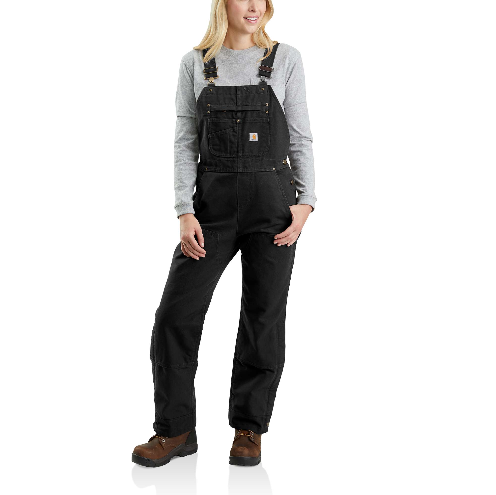 Washed Duck Insulated Bib Overall