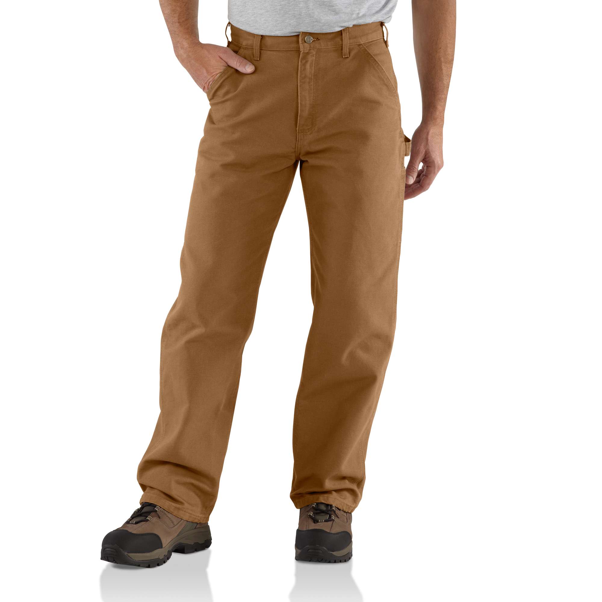 Loose Straight Washed Duck Dungaree