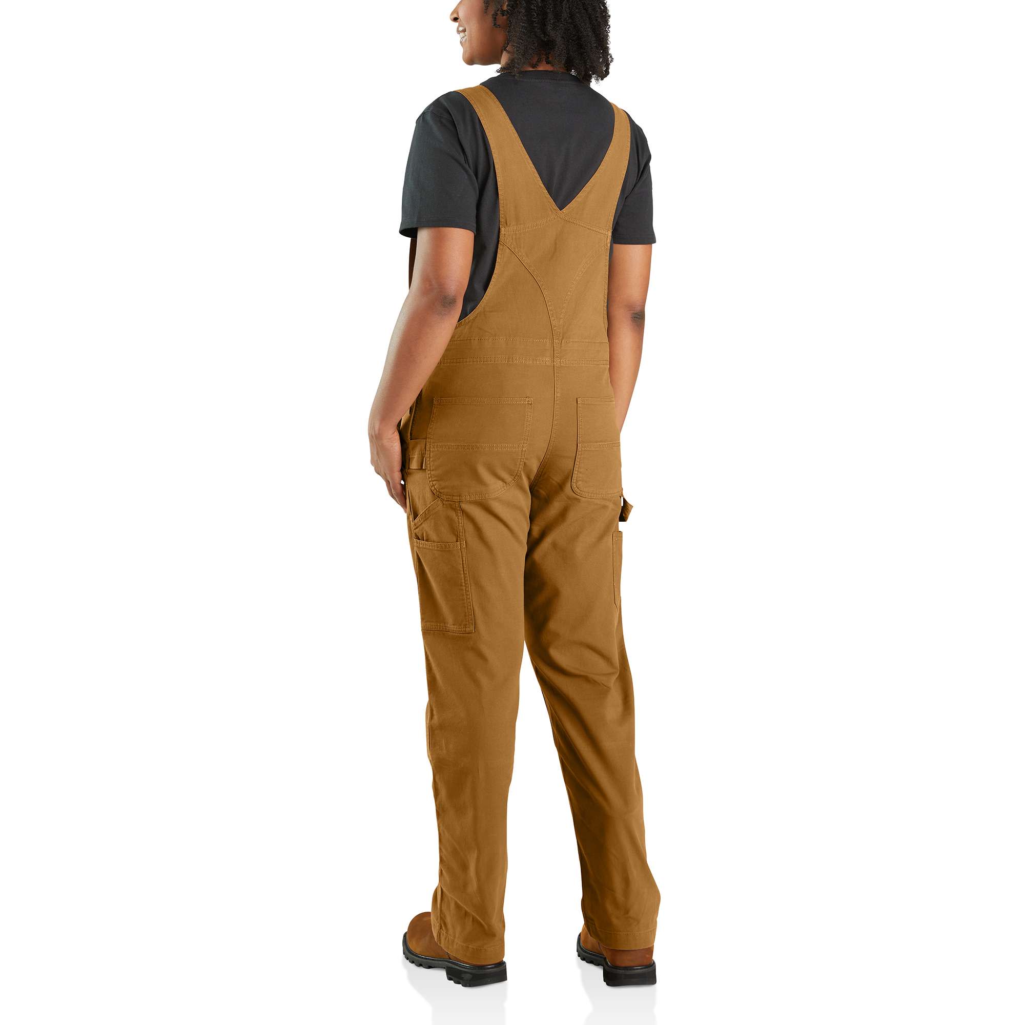 4790-women-s-rugged-flex-loose-fit-canvas-bib-overall-2.jpg Women's Rugged Flex® Loose Fit Canvas Bib Overall