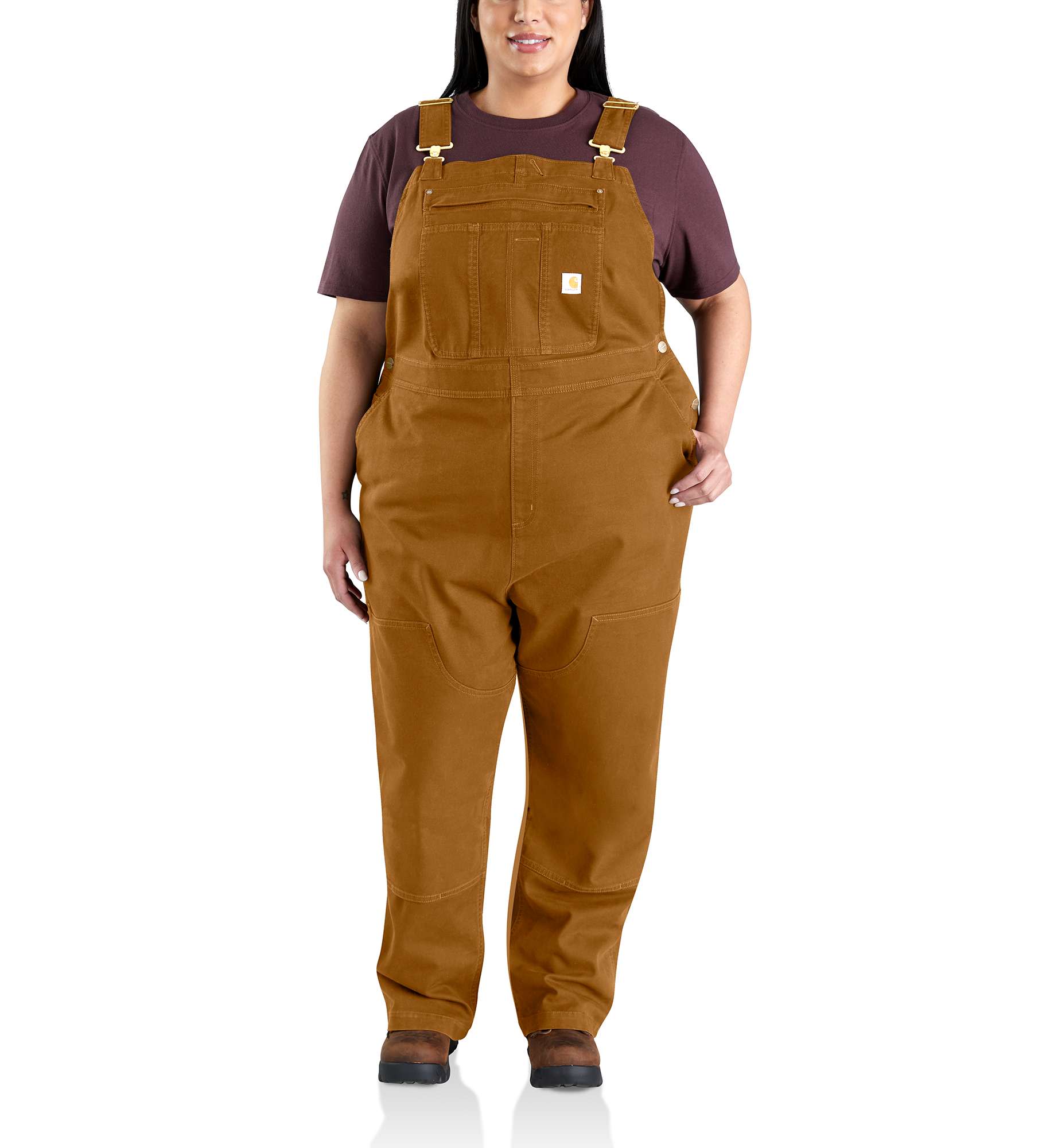 4790-women-s-rugged-flex-loose-fit-canvas-bib-overall-5.jpg Women's Rugged Flex® Loose Fit Canvas Bib Overall