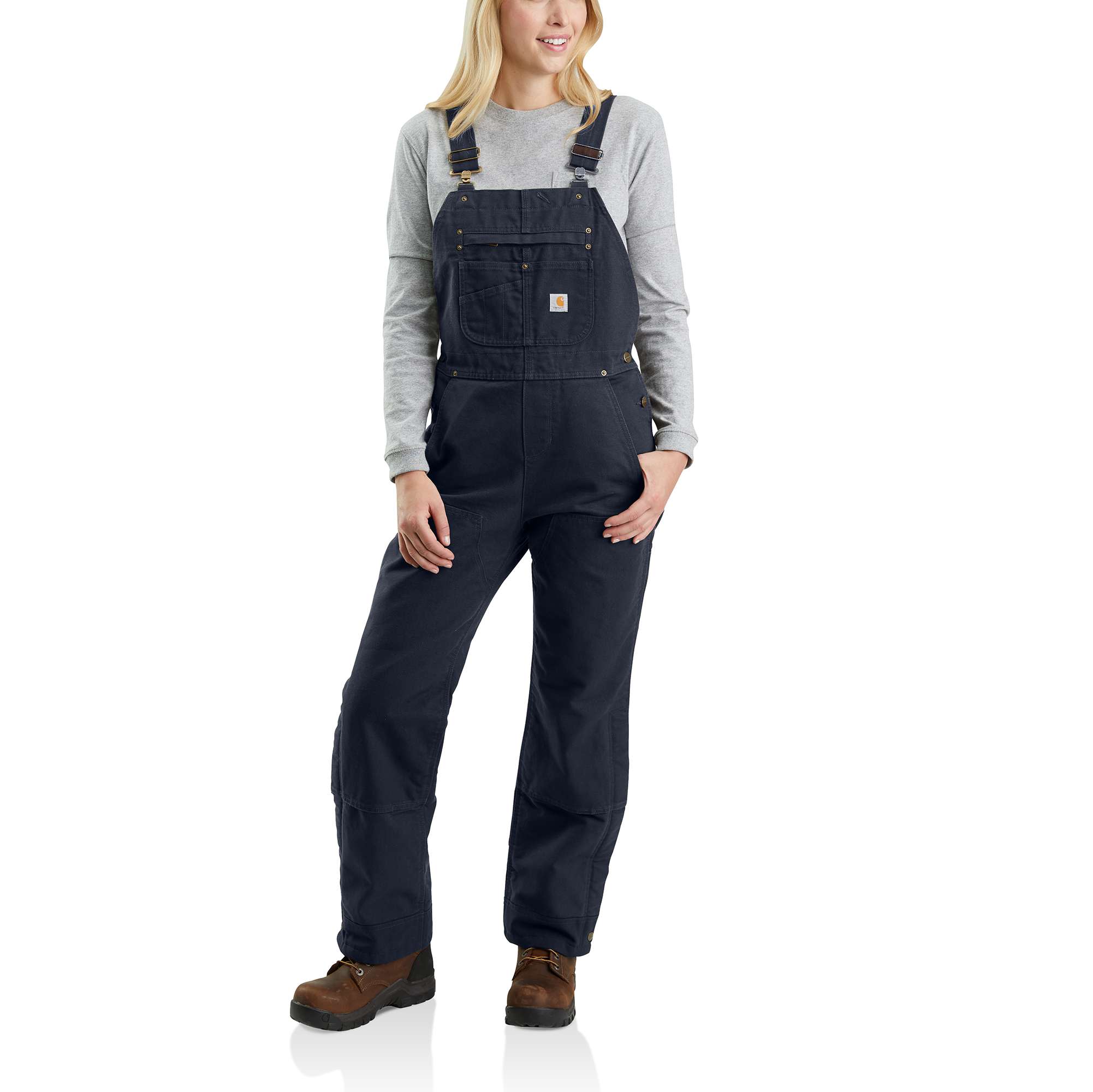 Washed Duck Insulated Bib Overall