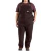 Women's Rugged Flex® Loose Fit Canvas Bib Overall