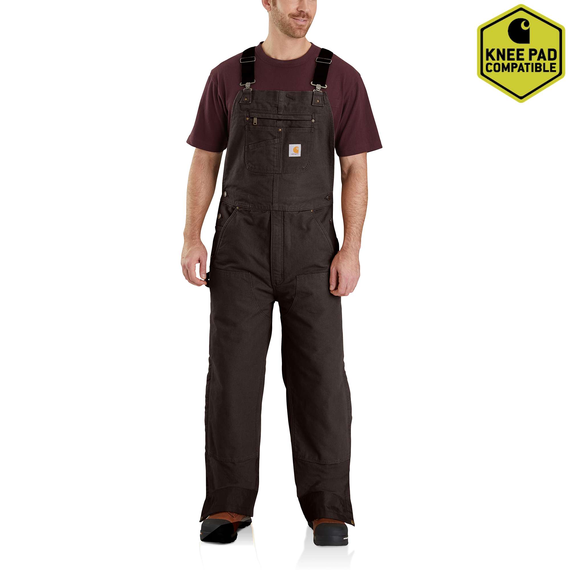Washed Duck Insulated Bib Overall