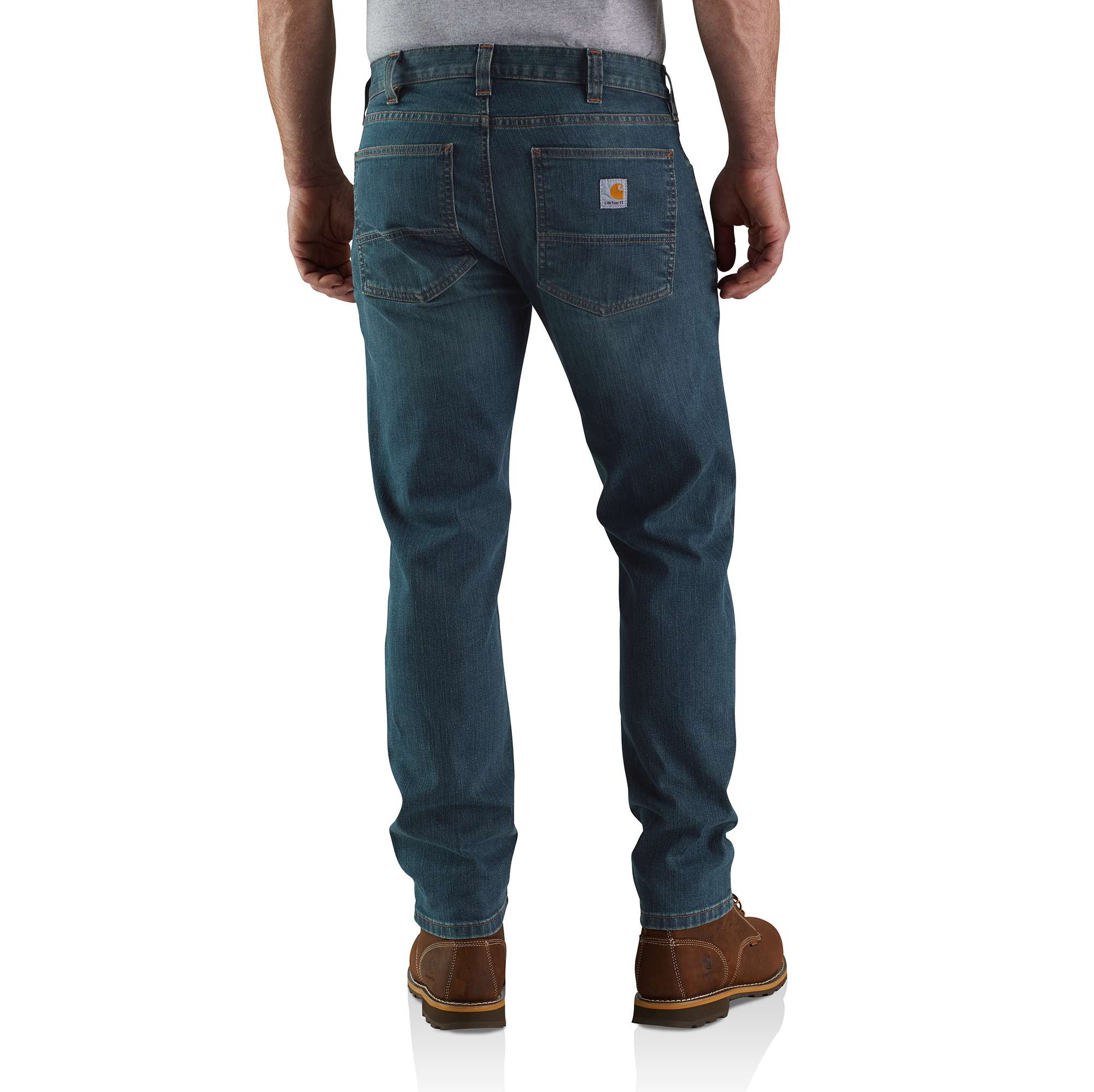 Rugged Flex® Relaxed Fit Low Rise 5-Pocket Tapered Jean