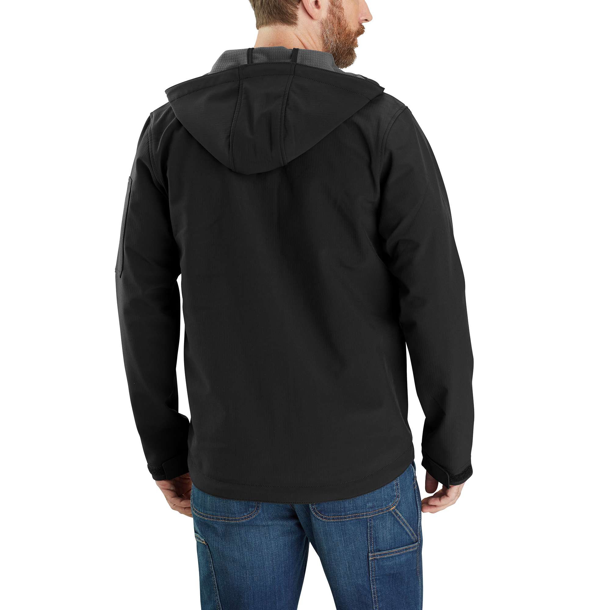 Rain Defender® Relaxed Fit Midweight Softshell Hooded Jacket