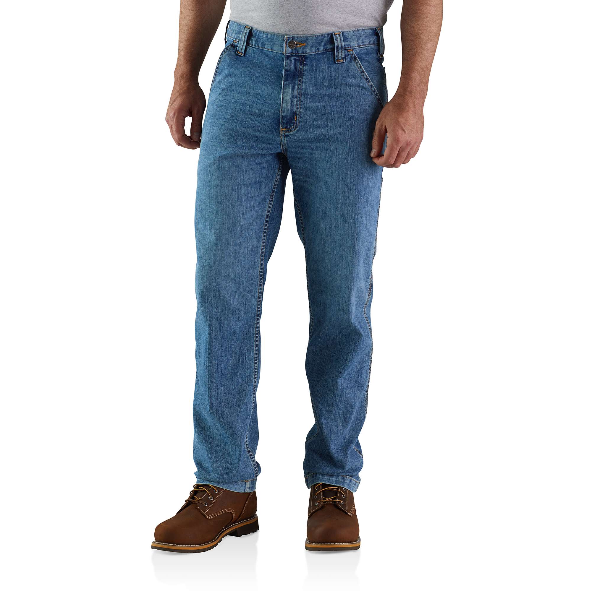 Relaxed Straight Rugged Flex™ Denim Dungaree
