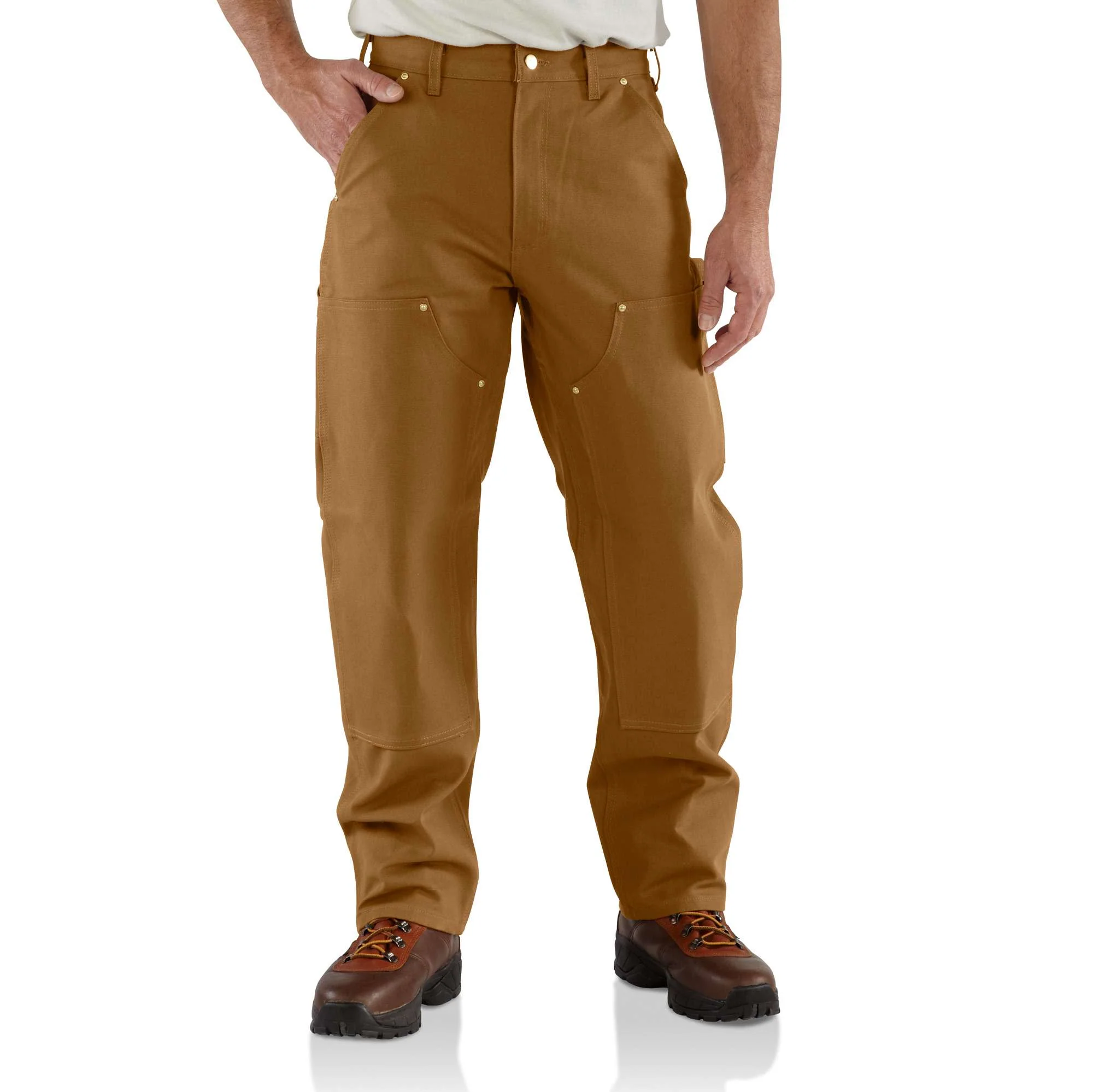 Iconic B01 Firm Duck Double-Front Dungaree